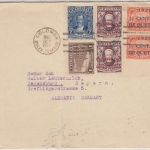 Guatemala - 2x1 C.d.Q. a. 2,50 P. u.a., Brief Quezaltenango - Regensburg 1929