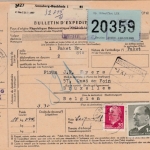 DDR - 5x1 MDN Ulbricht u.a., Paketkarte n. BELGIEN, Annaberg-Buchholz 1969 n.