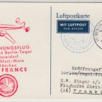 Berlin - Air France Eröffnungsflug Düsseldorf-FFM-München, Berlin-Flughafen 1960
