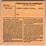 DR - Straßburg 2 - 1942, Gebühr bezahlt, Paketkarte/Selbstbucher n. Küttolsheim