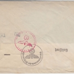 DR - 25 Pfg. AH, Zensurbrief n. FRANKREICH, Duss (Westmark) - Paris 1942