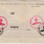Dt.Bes.Elsaß - 25 Pfg. Hindenburg/Überdruck, Zensurbrief n. FRANKREICH 1941