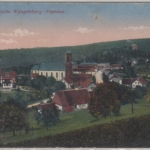 Elsass - Wangenburg, farb. Gesamtansicht/Feldpost 1916
