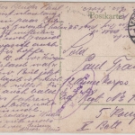 Elsass - Wangenburg, farb. Gesamtansicht/Feldpost 1916