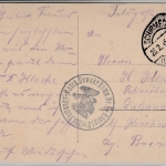 Lothringen - Provencheres, sw-Ansichtskarte/Feldpost 1915
