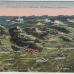 Elsass - Odilienberg u. Umgebung, farb. Ansichtskarte, ungelaufen ca. 1910