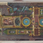 Elsass - Strassburg, Astronomische Münsteruhr, farb. Mechanik-Karte/Drehkarte