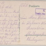 Elsass - Donon b. Schirmeck, farb. Ansichtskarte, gelaufen/Feldpost 1915
