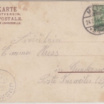 Lothringen - Metz, Todtenbrücke m. Moselfort, Farb-AK, gelaufen 1904