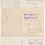 Elsass - Markirch, 8 versch. sw-Ansichtskarten, alle gelaufen/Feldpost 1914/15