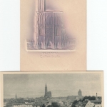 Elsass - Strassburg, 13 alte Ansichtskarten (Zeppelin, Bahnhof, etc.)