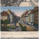 Elsass - Strassburg, 13 alte Ansichtskarten (Zeppelin, Bahnhof, etc.)