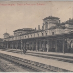 Lothringen - Deutsch-Avricourt Bahnhof, sw-AK gelaufen/Feldpost 1916