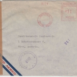 Guatemala - 11 Ctv. PFS, Lupo-Zensurbrief n. ÖSTERREICH, Guatemala - Wien 1951