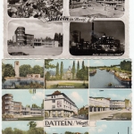 Nordrhein-Westfalen - Datteln, 4 sw- bzw. farb. AK (Busbahnhof etc.) ex 60/70er