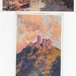 Thüringen - Eisenach etc., Lutherstätten, 6 farb. Künstlerkarten, ca. 1930