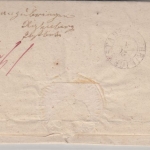 Preussen - Heiligenstadt K2 (ca. 1850), Postvorschußbrief n. (?), Retourvermerk