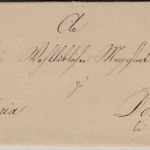 Preussen - Eisleben (1840), K2 a. Militaria-Dienstbrief n. Domitzsch b. Torgau