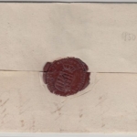 Thurn & Taxis - Saalfeld 1850, kl. blauer K1 a. Dienstbrief n. Schalkau