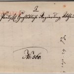 Thurn & Taxis - Poesnack (1831), roter L1 a. Herrschaftl. Sache n. Erfurt