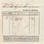 Thurn & Taxis - Hildburghausen 1850, Postvorschussbrief n. Themar, mit Inhalt