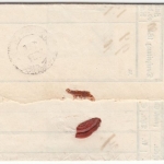 Thurn & Taxis - Hildburghausen 1850, Postvorschussbrief n. Themar, mit Inhalt