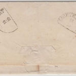 Preussen/Bayern - Schleusingen (1853), Ra2 a. Dienstbrief n. Schweinfurt