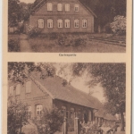 Niedersachsen - Göddern, Mehrbild-sw-AK (Gastwirtschaft, Gartenpartie), gelaufen