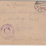 DR - Kriegsgefangenenbrief n. FRANKREICH, Göttingen - Perpignan 1916/1919