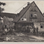 Sachsen - Johanngeorgenstadt, Überschwemmung 1931, Zerstörung i. Lehmer Grund