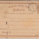 DR/Thurn&Taxis - Buttstaedt 1875, K2 a. 1/2 Gr. Brustschild GA-Karte n. Jena