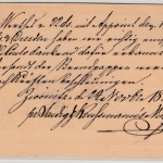 DR/Sachsen - Zwönitz 1873, K2 a. 1/2 Gr. Brustschild GA-Karte n. Heinersdorf b.