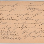 DR - Waldenburg in Sachsen 1874, Ra3 a. 1/2 Gr. Brustschild GA-Karte n. Leipzig