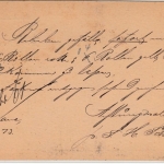 DR - Meerane in Sachsen 1873, Ra3 a. 1/2 Gr. Brustschild GA-Karte n. Leipzig