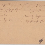 DR - Dresden III 1873, Ra3 a. 1/2 Gr. Brustschild GA-Karte n. Ober-Ingelheim