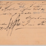 DR - Dresden Stadtpost-Exped. No.3 1873, Ra3 a. 1/2 Gr. Brustschild GA-Karte n.