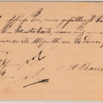 DR/Sachsen - Ob.Cunnersdorf 1874, Ra2 a. 1/2 Gr. Brustschild GA-Karte n. Berlin