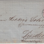 DR/Sachsen - Mittweida 1873, K2 a. 1 Gr. gr. Brustschild, Brief v. Bernsbach