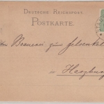 DR - Stadthagen 1886, K1 a. Drucksachenkarte/Reiseavis n. Harzburg