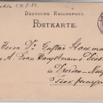DR/Sachsen - Loschwitz 1882, K2 a. 5 Pfg. GA-Karte n. Dresden