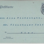 DR - Glauchau 31.12.02, Kreisgitterstempel, 2 Pfg. Germania-GA-Karte/Silvester