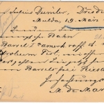 DR - Mulda 1902, Kreisgitterstempel, 5 Pfg. Germania-GA-Karte n. Dresden
