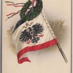 DR - Bahnpost Chemnitz - Rosswein Zug 1414, Patriotika-Prägekarte Hainichen 1910