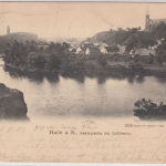 DR - Halle 1903, Bickerdike-Flaggenstpl., Karte n. Harburg