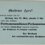 DR - 2 Pfg. Germania, GA-Karte/Privatzudruck (Nat.lib. Reichsverein), Eisenach