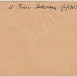 DR - Holungen Worbis (Eichsfeld) Land, Landpost-Ra2 a. Brief n. Friedrichswerth