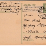 DR - Kirchscheidungen Freyburg (Unstrut) Land, Landpost-Ra2 a. GA-Karte 1933 n.