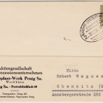 DR - Bahnpost Glauchau-Grossboitzen-Wurzen Z. 3628, Karte Penig - Chemnitz 1933