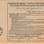 DR - Jena 1930, Gebühr bezahlt, Paketkarte/Selbstbucher i.d. SCHWEIZ