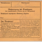 DR - Fischbach (Kr. Gotha) 1924, KOS a. Paketkarte n. Hamburg